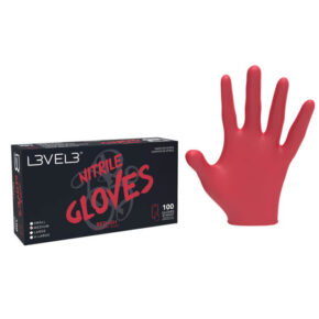 LEVEL3 GLOVES RED-ISH MEDIUM